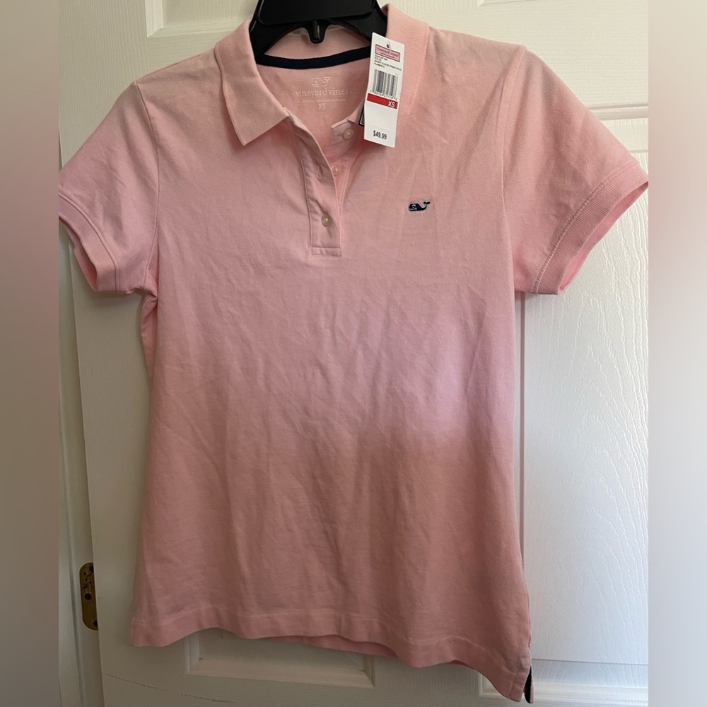 Vineyard Vines Pink Polo Shirt size XS